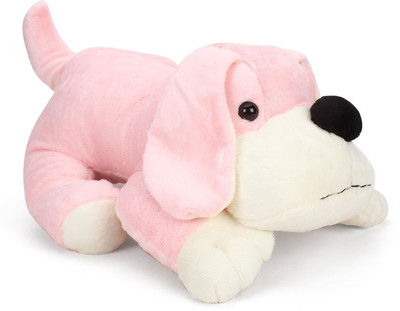 

Starwalk LYING DOG plush pink colour 37 cm - 37 cm(Brown)