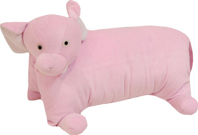 

Surbhi Elephant Folding Cushion - 12 cm(Pink)