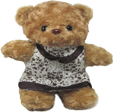 

Tickles Sweet Teddy With Frok - 35 cm(Brown)