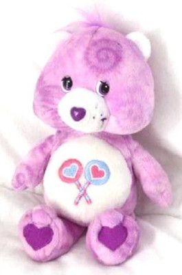 

Play Along Care Bears 8" Plush Tie Dye Share Bear Bean Bag Doll(Pink)