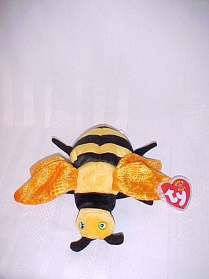 

TY Beanie Babies Buzzie The Bumble Bee - 9 inch(Orange)