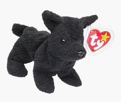 

TY Beanie Babies Scottie The Dog - 5 inch(Black)