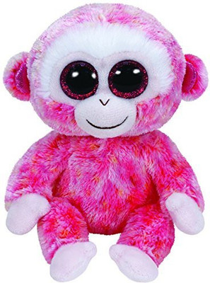 

TY Beanie Babies Ru The Red Monkey Plush(Pink)