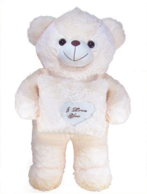 Tickles Smiling Teddy With Love Cushion  - 100 cm(Beige)