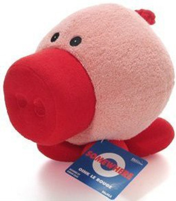 

Somewhere City Oink Le Rouge Large Pig Plush 12 Inches(Red)