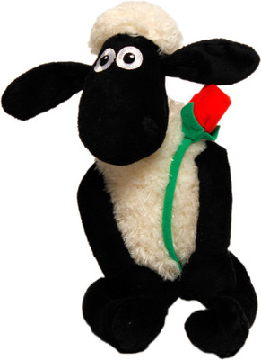 

Shaun The Sheep Valentine With Rose 25 Cm - 25 cm(Multicolor)