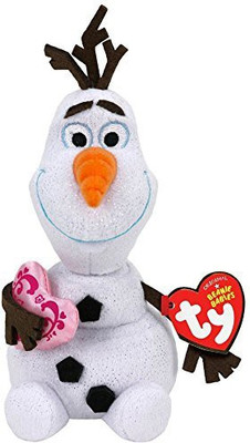

Frozen Ty Disney Olaf Snowman With Heart(White)
