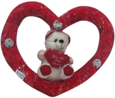 

DealBindaas Romantic Heart - 11.81 inch(White)