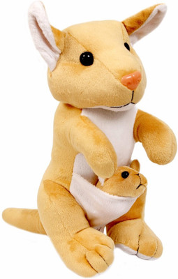 Lehar Toys Mr.Kangaroo 14 cm Brown Lehar Toys Soft Toys
