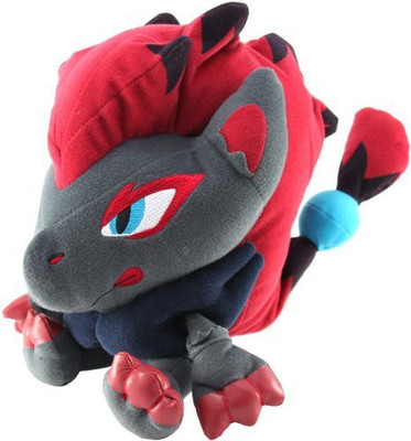 

Banpresto Official Diamond And Pearl Pokemon Plush 9" Zoroark - 17 inch(Red)