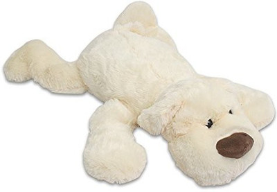 Kelly Toy Large Plush Cuddle Dog Off White Stuffed Toy 31.5" Tall - 25 inch(Multicolor)