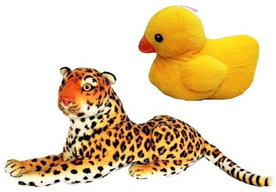 

VRV VRV Wild Animal Cheetah and Duck - 18 cm(Multicolor)