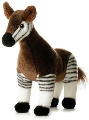

Aurora Plush Okapi Flopsie 12" - 8 inch(Brown)