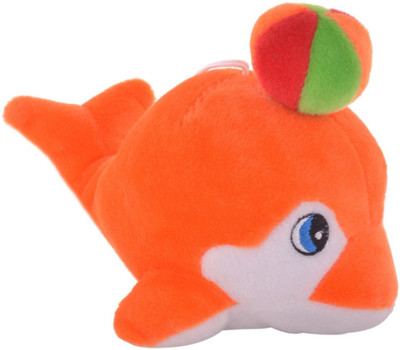 

Twisha Dolphin With Ball - 9 inch(Orange)