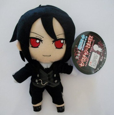 

Kuroshitsuji 9" Black Butler Sebastian Michaelis Plush Doll Gift(Black)