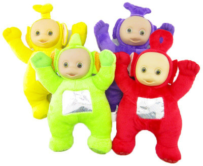 

Kuhu Creations Teletubbies Plush Doll Stuffed Toy Nice And Cute Item For Kids - 22 cm(RedllGreenllYellowllBlue)