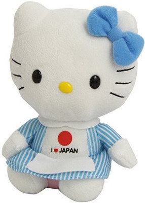 

TY Beanie Babies Hello KitI Love Japan Ba(White)
