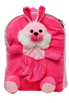 

MGP Creation Premium Rabbit Multi Pocket Nursery Play Kids School Bag - 14 inch(Pink)