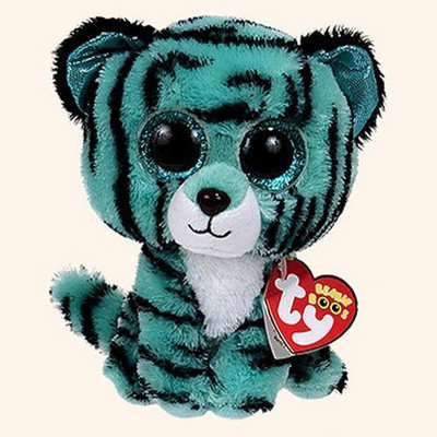 ty Beanie Boos Tess Tiger (Justice Exclusive)(Blue)
