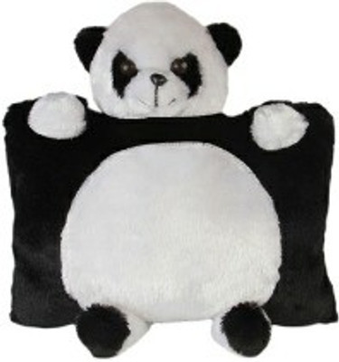 

Ktkashish Toys Kashish cute panda & panda pillow 16 inch - 16 inch(Black)