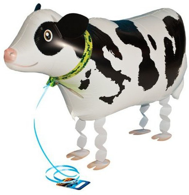 

My Own Pet Balloons Cow Farm Animal - 7.87 inch(White)