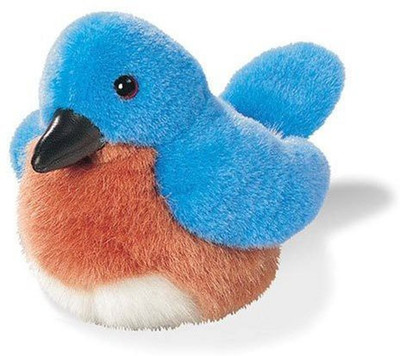 

Wild Republic Eastern Bluebird Audubon Plush Bird (Authentic Bird Sound)(Blue)