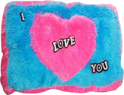 

Riya Enterprises Love Color Pillow - 36 cm(Blue)