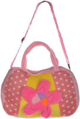 

Twisha Dotted Purse With Flower - 11 inch(Pink)