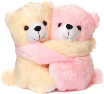 

Sana Teddy Couple Pink & Cream - 50 cm(Pink)