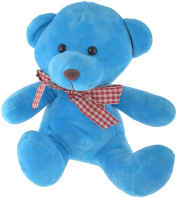 

Twisha Bear Checks Ribbon - 8 inch(Blue)