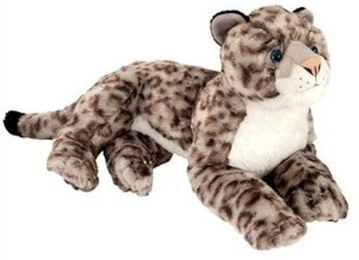 

Wild Republic Laying Snow Leopard Cuddlekin 12" - 12 inch(Brown)