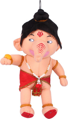 

Joy Playable Soft Ganesha - 9 Inch(Orange)
