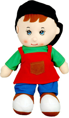 

Montez Chotu Rag Baby Doll Soft Toy - 32 cm(Red)