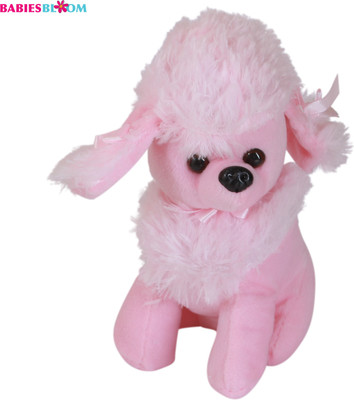 

Babies Bloom Pink Kawaii Poodle Dog Puppy Stuffed Plush Dog Toy - 20 cm(Pink)
