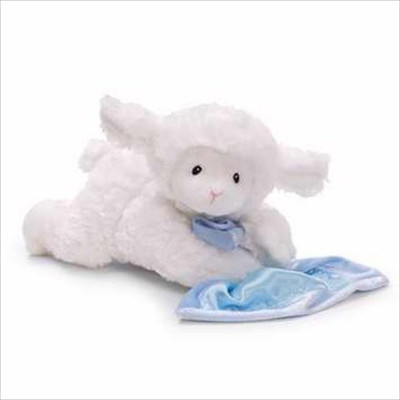 

Gund 50361 Plush Prayer Lena Lamb Blue 65 In(White)