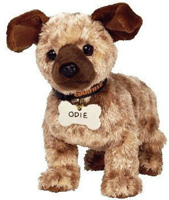 

TY Beanie Babies Odie The Dog ( Garfield Movie )(Brown)
