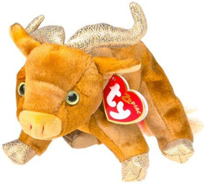 

TY Beanie Babies The Ox Chinese Zodiac - 8 inch(Orange)