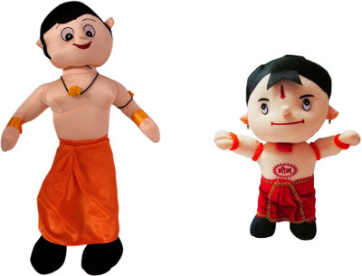 

Poonam Big Size Chota Bheem Kids Plush Soft Toy 50cm (20inch) With Small Chota Bheem - 50 cm(Multicolor)