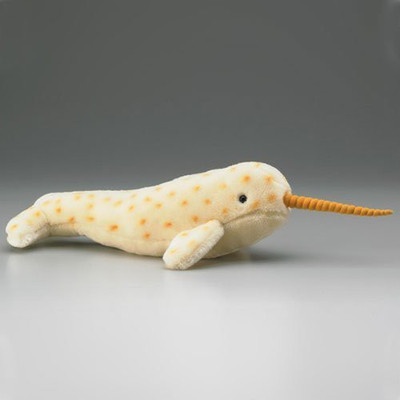 Narwhal Plush 19" Animal Whale Like Mammal - 8 inch(Brown)