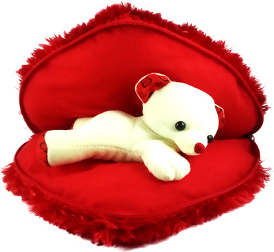 

Now-N-New Heart Teddy Zip Closer - 25 cm(Red)