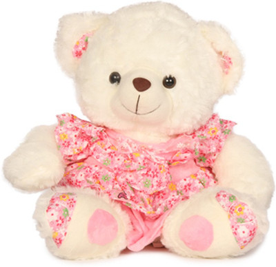 

V Golly Jolly Nx Frock Teddy Pink - 45 cm(Multicolor)