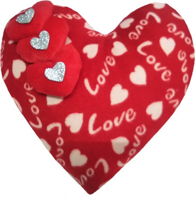 

Aparshi Love designer heart stuffed soft toy - 40 cm(Multicolor)