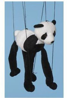 

Sunny Puppets Bear (Panda Bear) Small Marionette - 11 inch(Black)