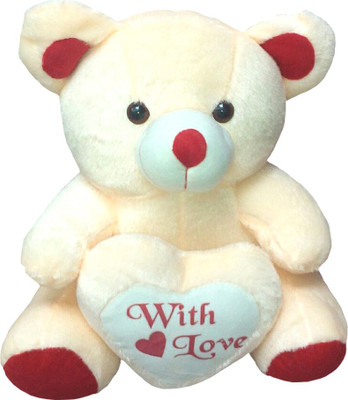 

Riya Enterprises Dil Teddy - 35 cm(Red)