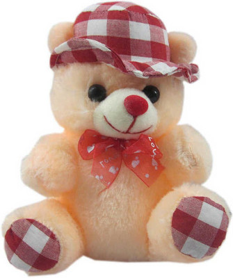 

Advance Hotline Teddy bear with cap - 12 cm(Yellow)