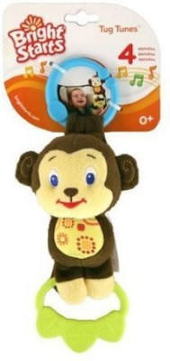 

Bright Starts Tug Tunes Monkey 4 Melodies - 12 inch(Brown)