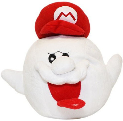 

Nintendo Super Mario Brothers Boo Ghost Mario Hat 8" Plush - 11.81 inch(White)