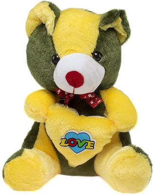 

Fashion Knockout Green Teddy With Love - 30 cm(Green)