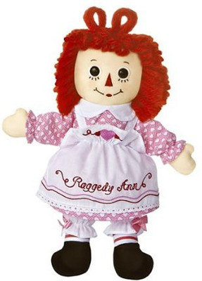 

Aurora World 12" Raggedy Ann Valentines Doll Plush(Red)