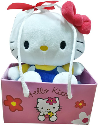 

My Baby Excel Hello Kitty Dark Blue Plush 16 cm with Gift Paper Bag Pink Colour - 16 cm(Multicolor)